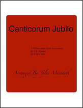 Canticorum Jubilo SAB choral sheet music cover